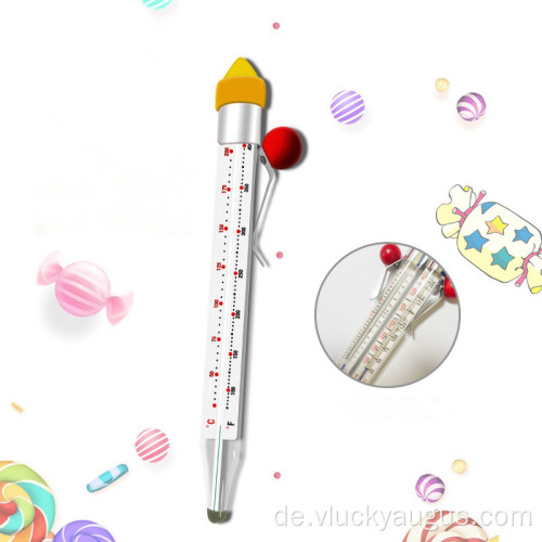 Glas Süßigkeiten Instant lesen Sie Deep Fry Thermometer